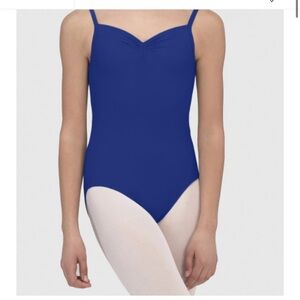 NWT Wear Moi Blue Spaghetti Strap Leotard
